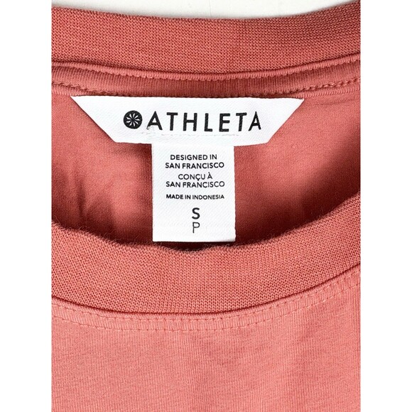 Athleta Orange Salmon Sleeveless Athlesiure Tank, Small - Picture 5 of 7